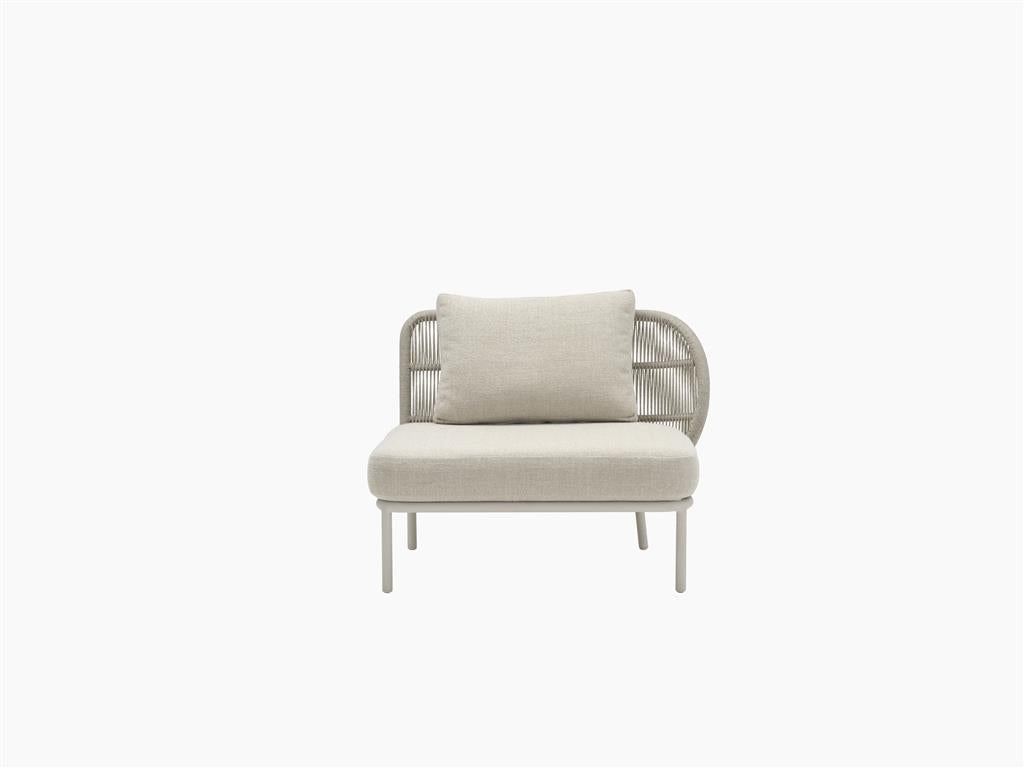 Kodo Modular 1 Seater Left Dune White