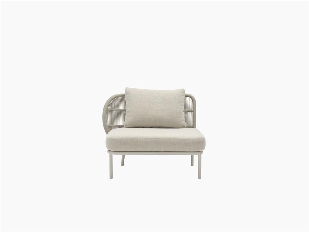 Kodo Modular 1 Seater Right Dune White