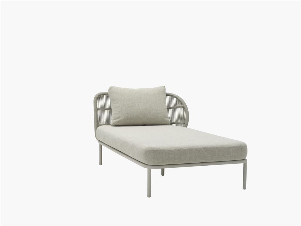 Kodo Modular Chaise Longue Left Dune White