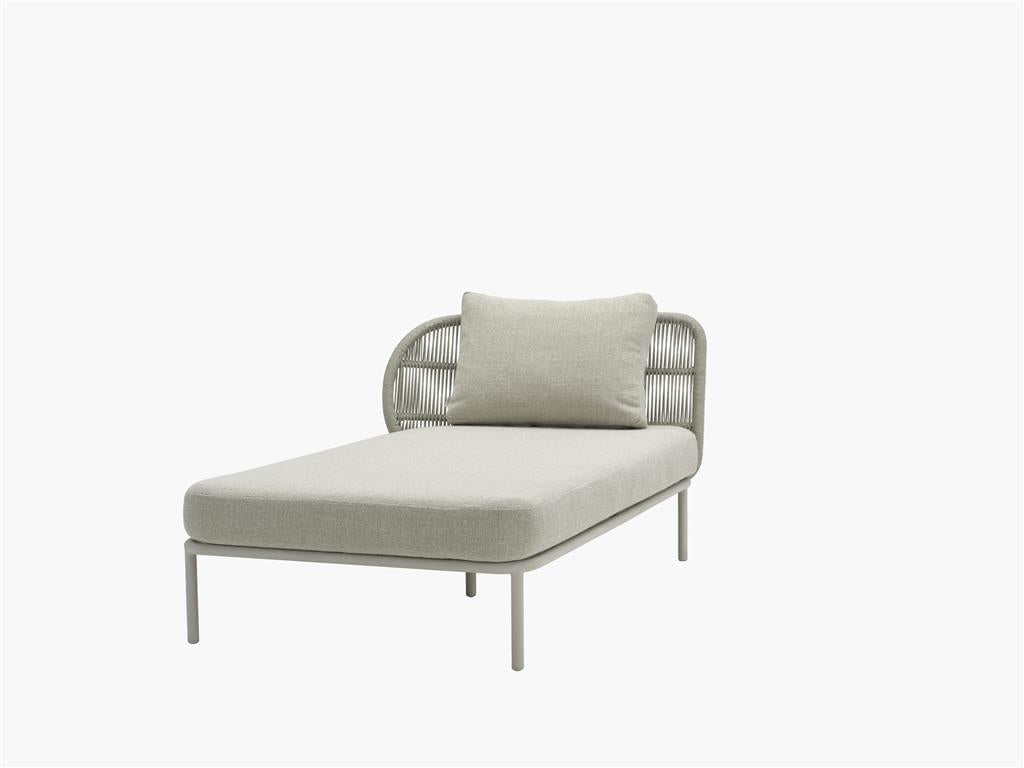 Kodo Modular Chaise Longue Right Dune White