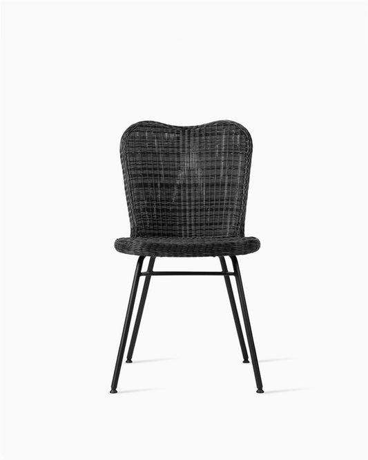 Lena Dining Chair Steel A Base Black