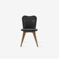 Lena Dining Chair Teak Base Black