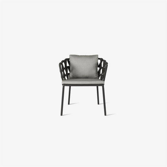 Leo Dining Chair Lava Quick Ship Set Zinc