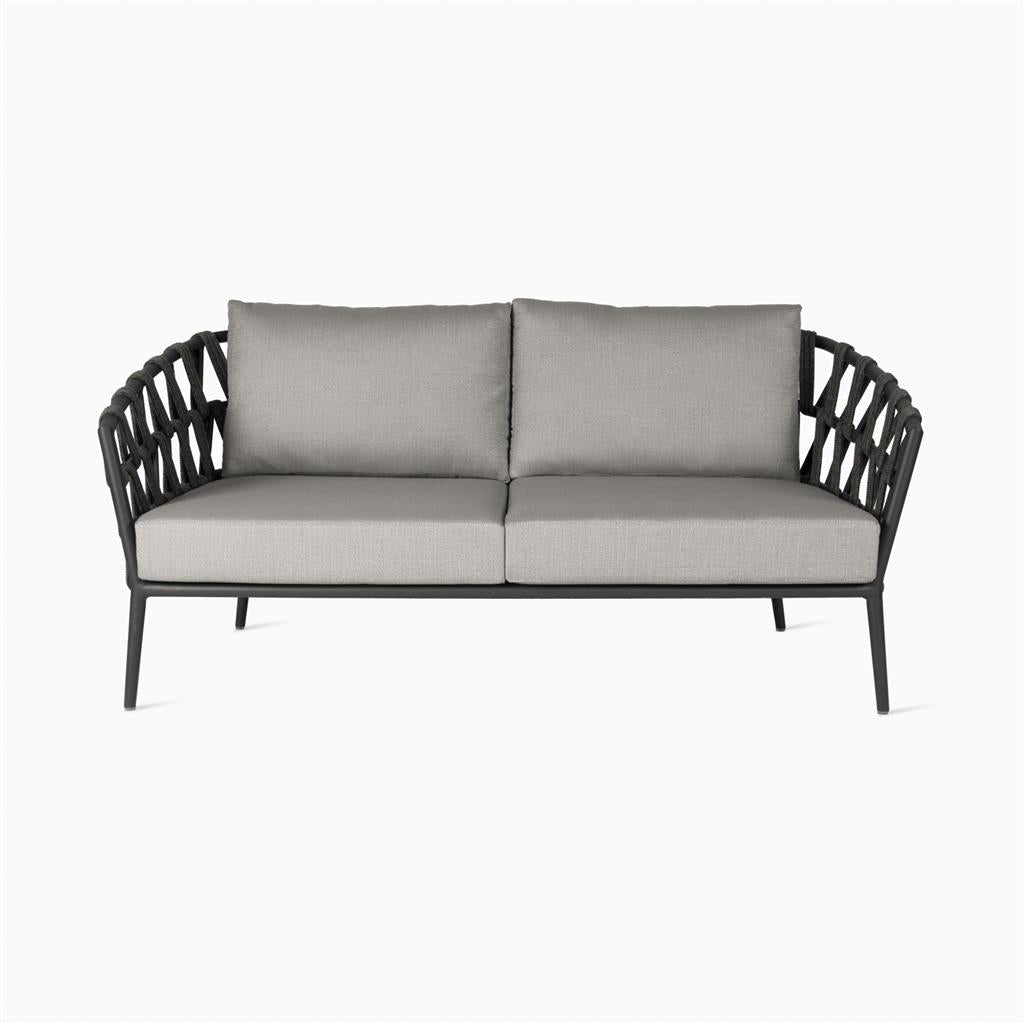 Leo Lounge Sofa 2S Lava Quick Ship Set Zinc