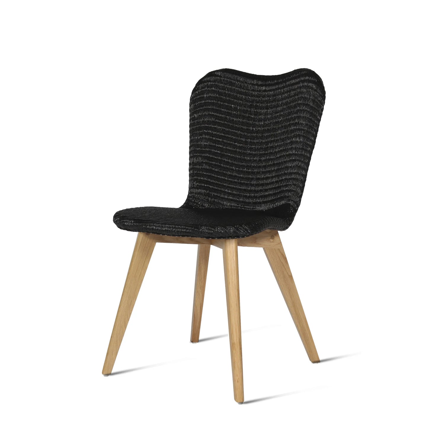 Lily Dining Chair Oak Base Black