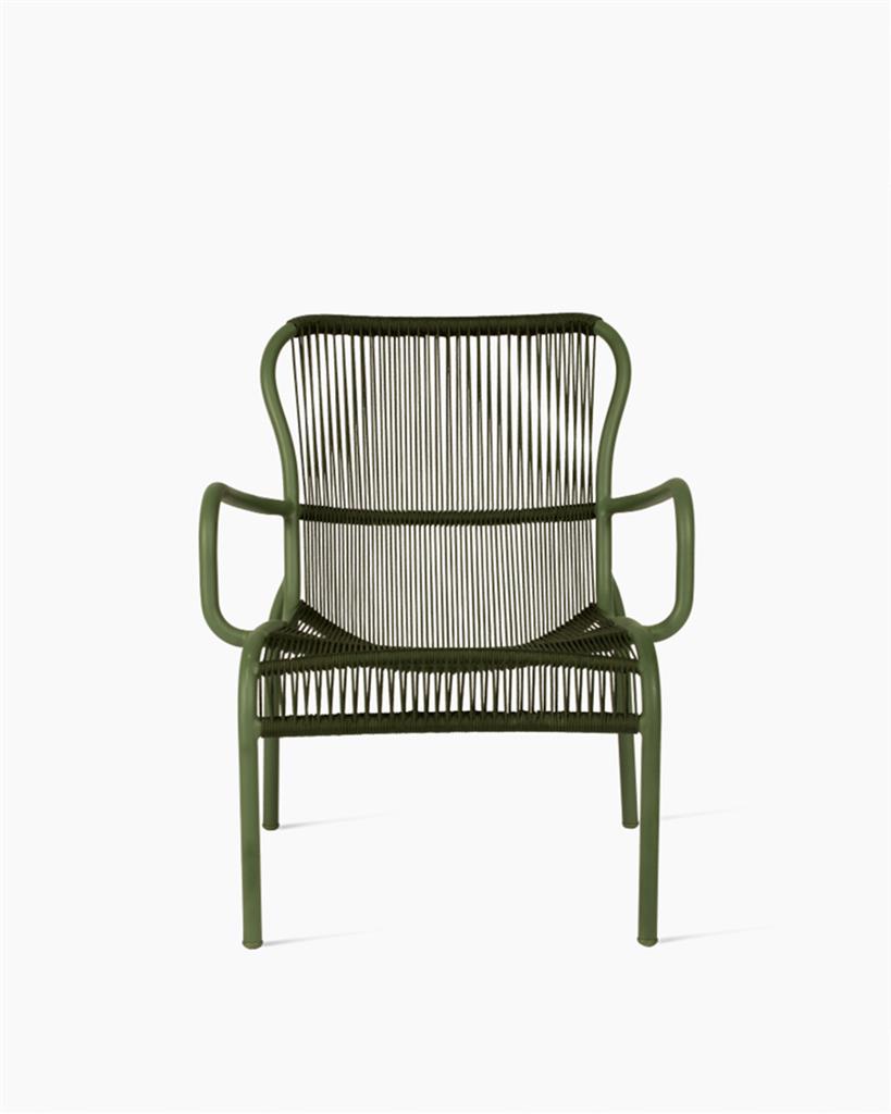 Loop Lounge Chair Rope Moss