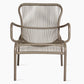 Loop Lounge Chair Rope Taupe