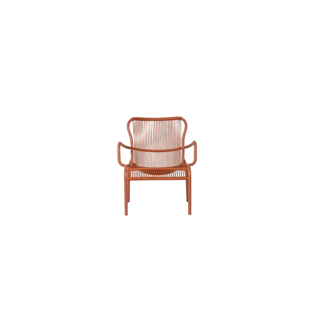 Loop Lounge Chair Rope Terracotta