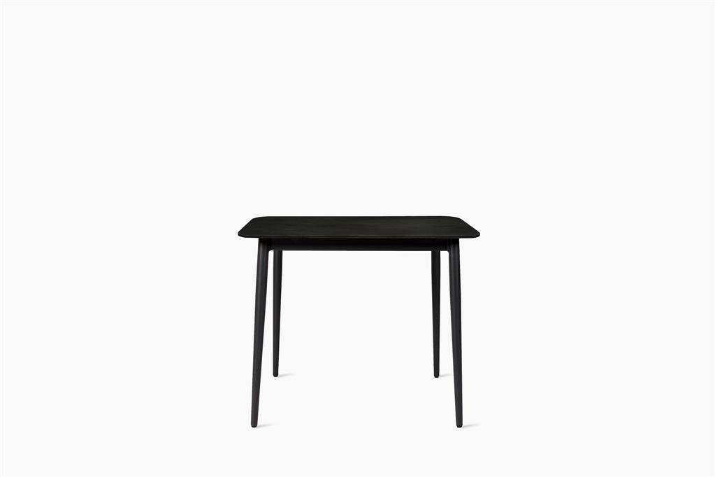 Max Dining Table 90X90 Cm Black/Outdoor Black Hpl Top