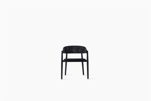 Mona Dining Chair Black Teak/Black