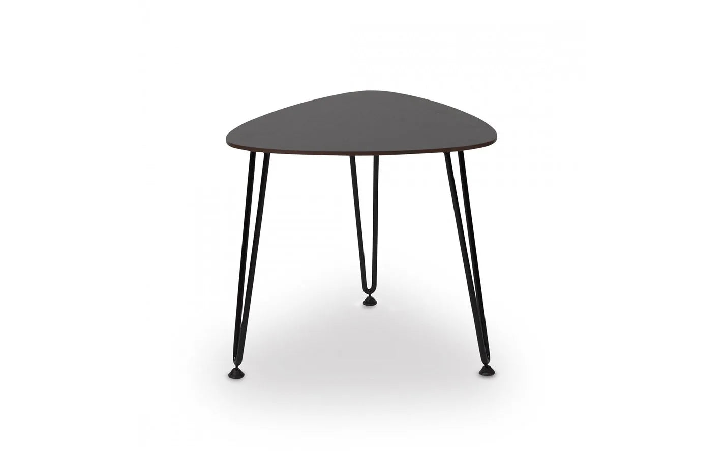 Rozy Side Table Black Outdoor Hpl Top Black