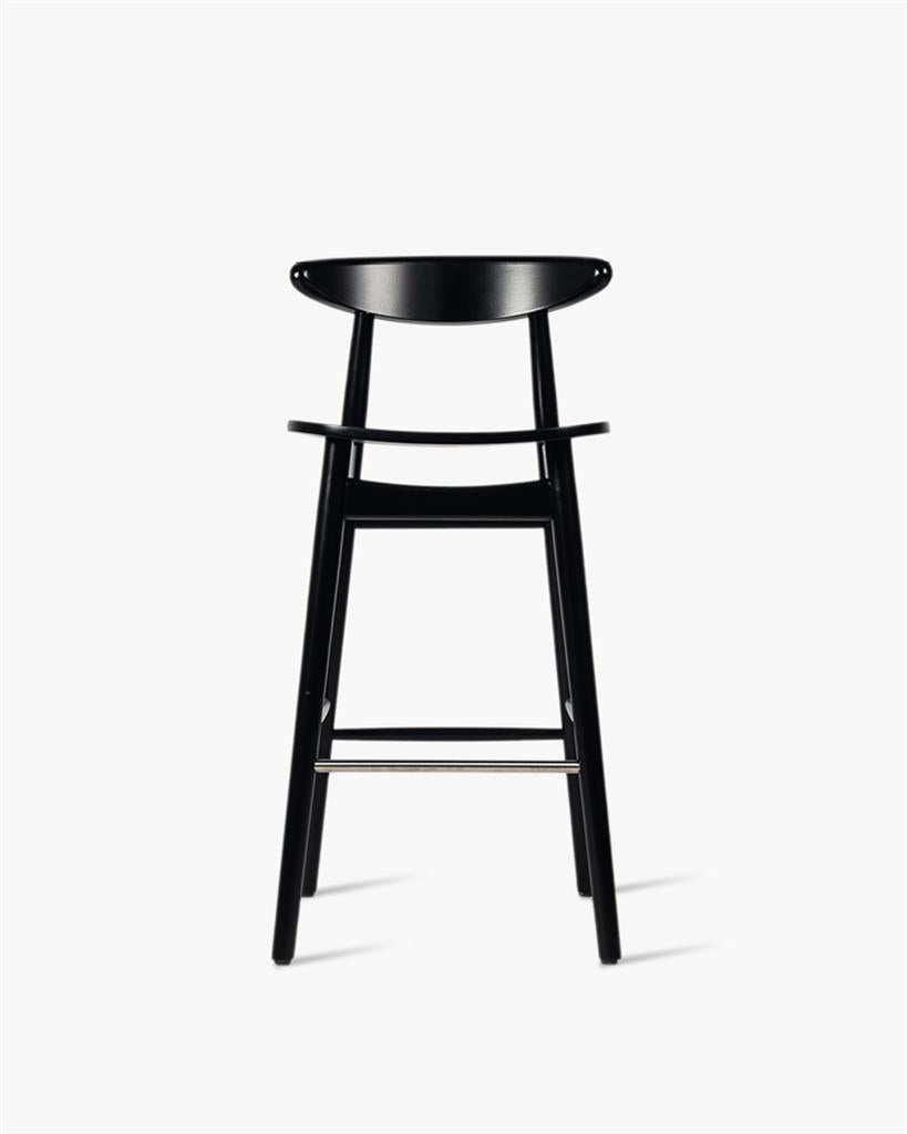 Teo Counter Stool Nearly Black Plywood Seat