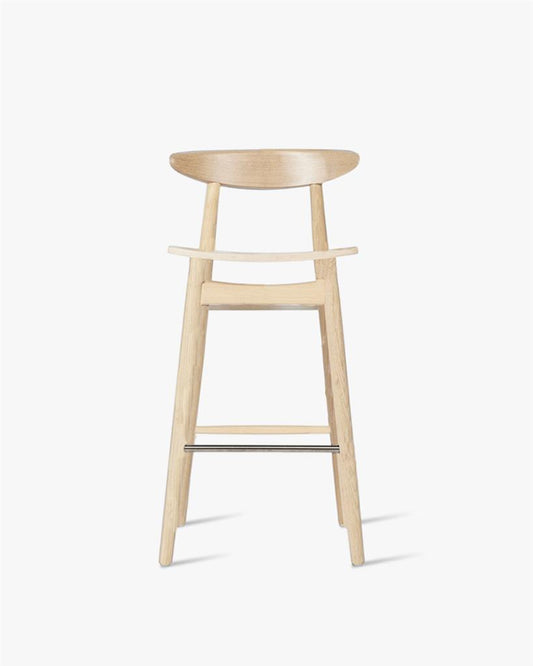 Teo Counter Stool Oak Natural Plywood Seat