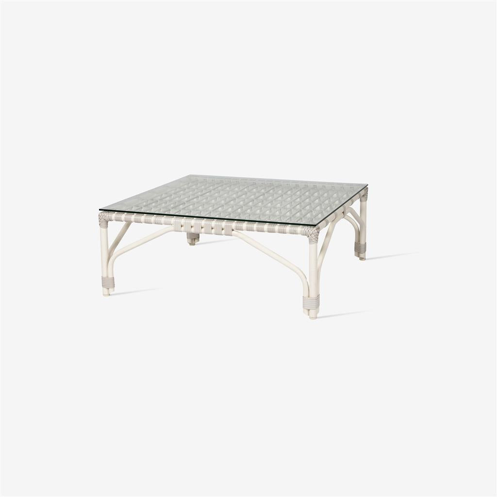 Lucy Mod Ottoman/Coffee Table Off White