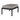 Jack outdoor footstool - varnished teak - black - Mocha fabric 71x54x41 - Ethnicraft
