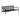 Jack outdoor sofa frame - varnished teak - black - 2+ seater 180x90x74 - Ethnicraft