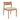 Jack outdoor dining chair - teak - Natural fabric 53x60x81 - Ethnicraft