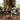 Blend dining table - varnished Minerals top - Ray Whisky - Dark Bronze base - round - 70x70x76 - Ethnicraft - Design-Master
