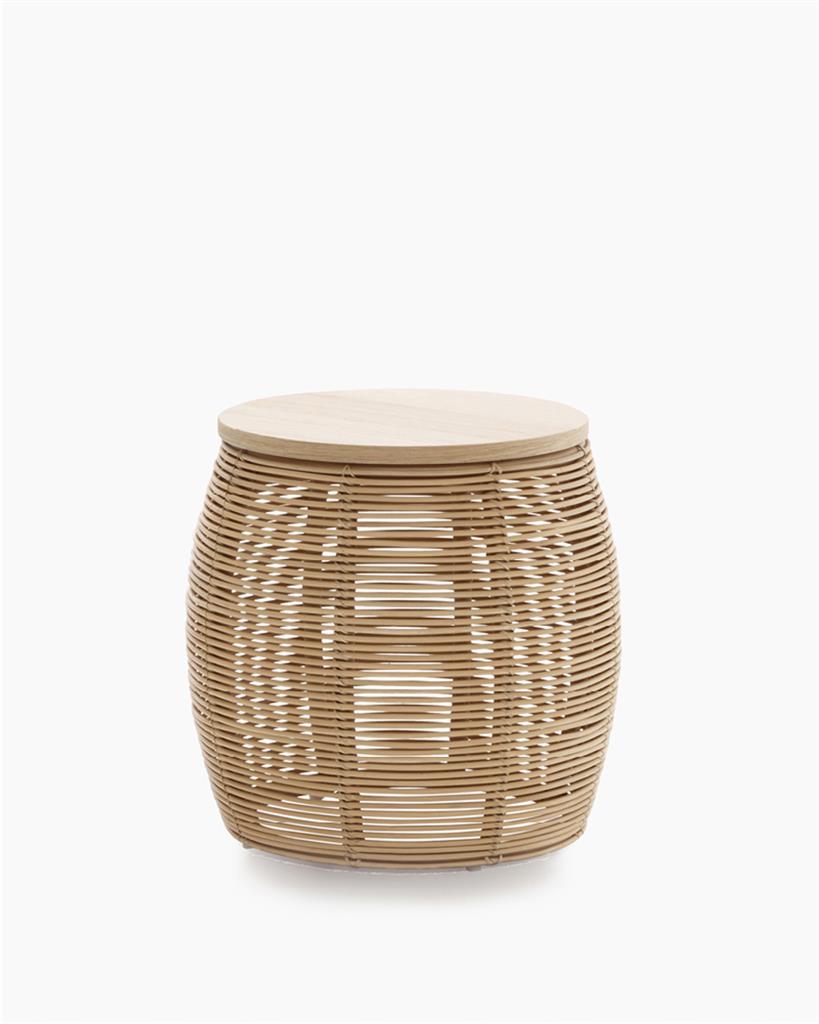 Vivi Side Table Dia 46 Cm Oak Top