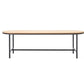 Wicked Dining Table 250X90Cm Black/Teak Top