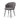 CRES armchair dark grey, anthracite metal legs - Castle Line - Design-Master