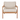 Jack outdoor lounge chair - teak - Natural fabric 76x90x74 - Ethnicraft
