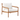 Jack outdoor lounge chair - teak - Off White fabric 76x90x74 - Ethnicraft