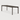 PI dining table - varnished teak - dark brown - rectangular - 220x95x76 - Ethnicraft - Design-Master