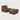 N701 footstool - Chestnut leather - 70x70x43 - Ethnicraft - Design-Master