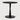 Torsion dining table - varnished oak - black - round - low height - 70x70x69 - Ethnicraft - Design-Master