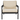 Jack outdoor lounge chair frame - varnished teak - black 76x90x74 - Ethnicraft