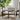 Jack footstool - varnished mahogany - dark brown - Ivory fabric 56x50x38 - Ethnicraft