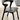Bok dining chair - varnished oak - black 50x54x76 - Ethnicraft