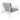 Jack outdoor lounge chair - aluminium - white - Mocha fabric 74x89x74 - Ethnicraft
