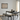 Bok dining table - varnished oak - black - rectangular 200x95x76 - Ethnicraft