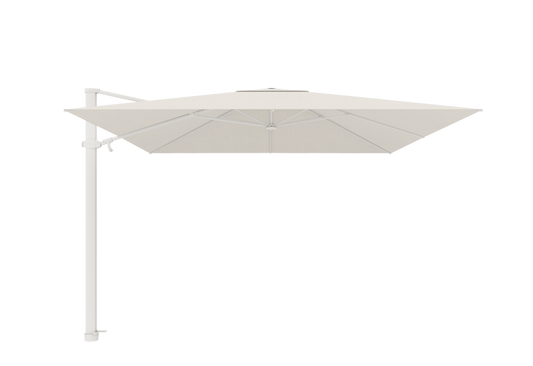 Antego Parasol 300x300cm van Jardinico met parasolvoet op wielen en beschermhoes