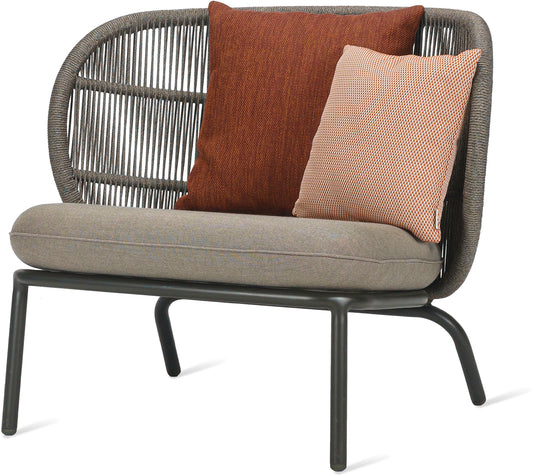 Kodo Lounge Chair - Fossil Grey Quick Ship Set Carbon Beige (incl. kussens) - Vincent Sheppard