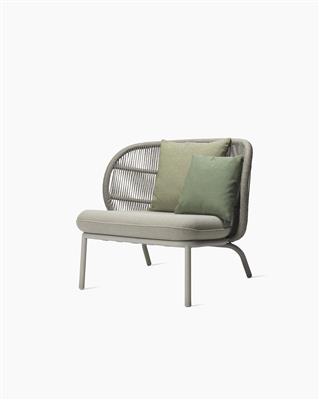 Kodo Lounge Chair - Dune White Quick Ship Set Fig Green (incl. kussens) - Vincent Sheppard