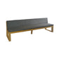 Alec bank zonder armleuning 210x66x81cm (incl. kussens) - teak - Max & Luuk