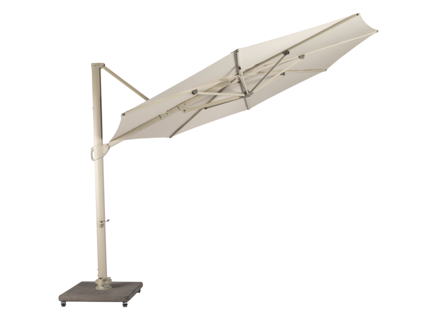 Vince parasol 350/8 - linen frame - taupe doek - Max & Luuk