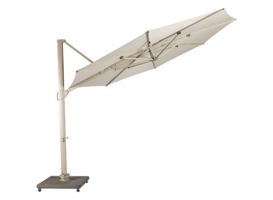 Vince parasol 350/8 - linen frame - taupe doek - Max & Luuk