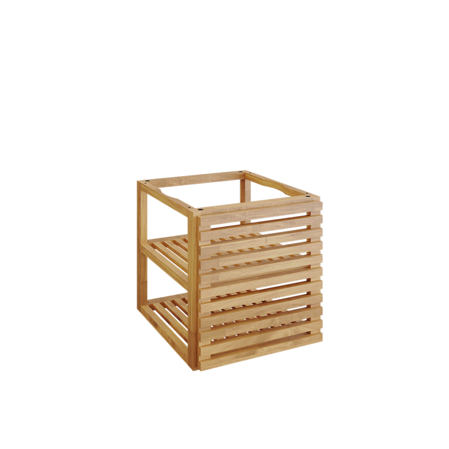 Storage Insert PRO met 1 deur Teak Hout Small - OFYR