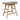 Osso outdoor stool - teak - Mocha fabric 50x33x51 - Ethnicraft