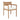 Jack outdoor dining chair - teak - Off White fabric - with arms 56x60x81 - Ethnicraft