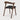 Bok dining chair - varnished teak - brown - Black leather - 50x54x76 - Ethnicraft - Design-Master