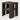 Panel side table - varnished teak - dark brown - rattan Roasted - square - 45x45x50 - Ethnicraft - Design-Master