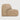Bulky modular sofa - Light Sepia fabric - 45° round corner - 100x95x75 - Ethnicraft - Design-Master