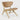 Eye lounge chair - varnished oak - Sienna leather - upholstered backrest + seat - 74x77x73 - Ethnicraft - Design-Master
