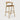 Bok bar stool - varnished oak - Cognac leather - 50x53x103 - Ethnicraft - Design-Master