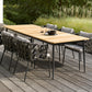 Max Dining Table 180X90 Cm Black/Teak Top - Vincent Sheppard